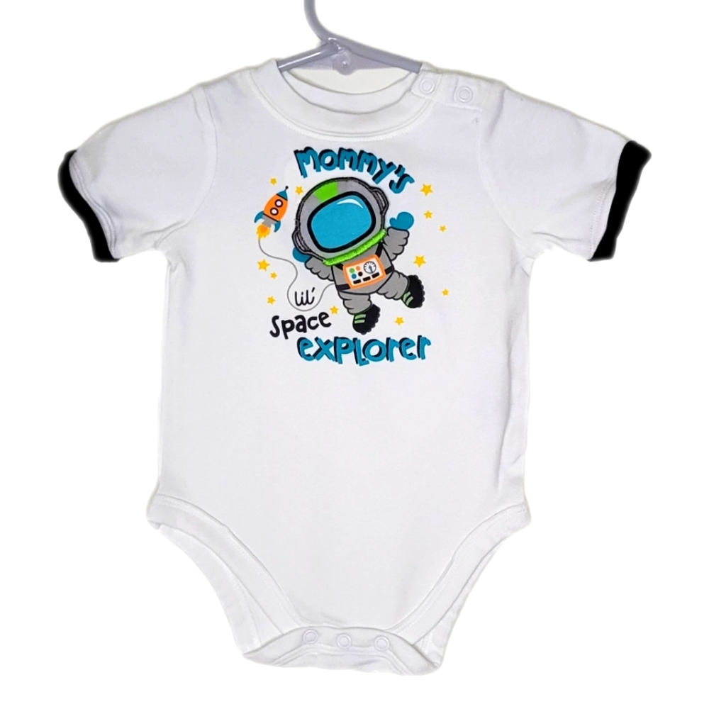 Garanimals Onesies, color: white, size: 6-9 M